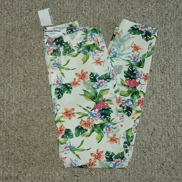 NEW American Apparel Floral Pencil Pants - Picture 1 of 7